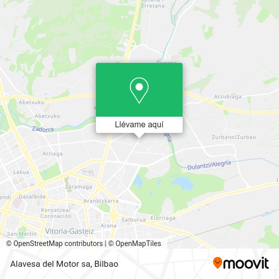 Mapa Alavesa del Motor sa