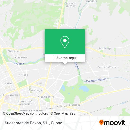 Mapa Sucesores de Pavón, S.L.