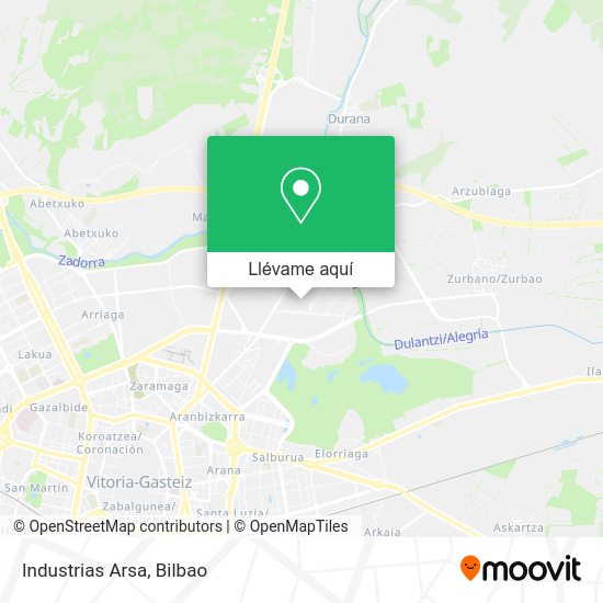 Mapa Industrias Arsa