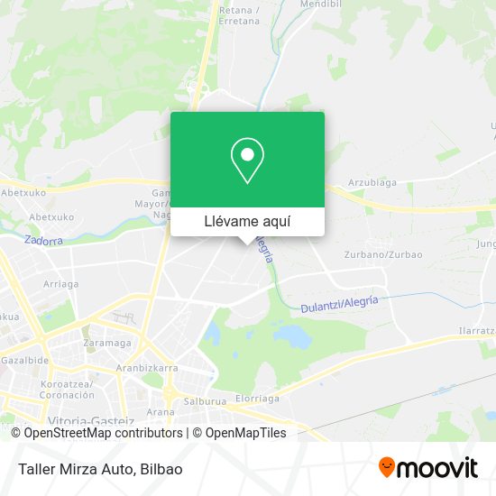 Mapa Taller Mirza Auto