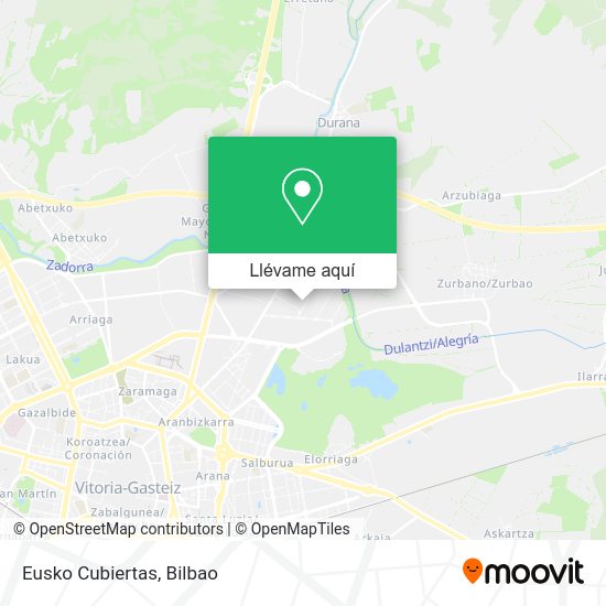 Mapa Eusko Cubiertas