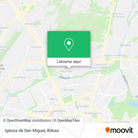 Mapa Iglesia de San Miguel