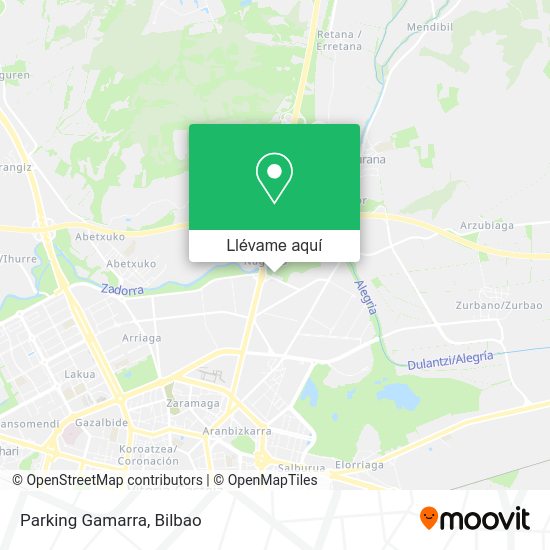 Mapa Parking Gamarra