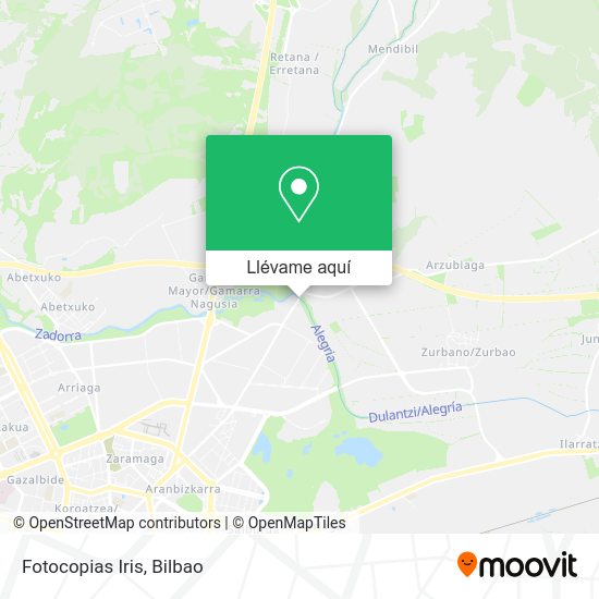 Mapa Fotocopias Iris