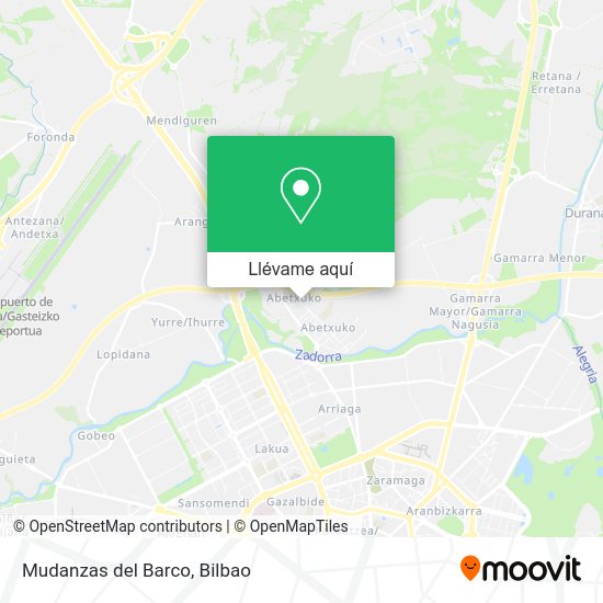 Mapa Mudanzas del Barco