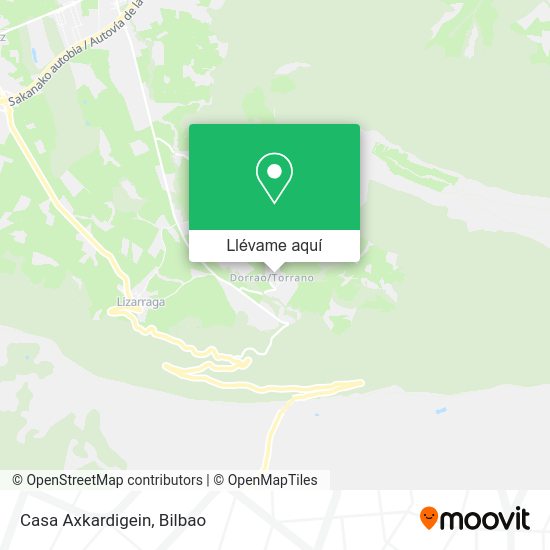 Mapa Casa Axkardigein
