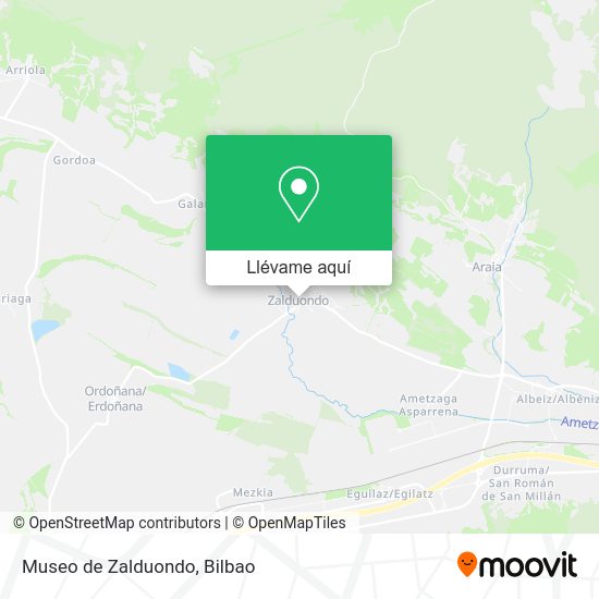 Mapa Museo de Zalduondo