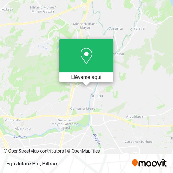 Mapa Eguzkilore Bar
