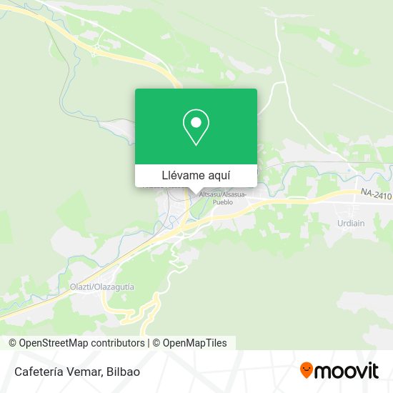 Mapa Cafetería Vemar