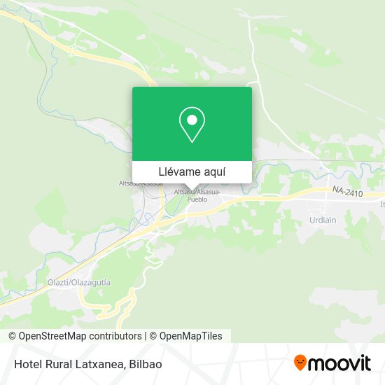 Mapa Hotel Rural Latxanea