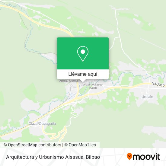 Mapa Arquitectura y Urbanismo Alsasua