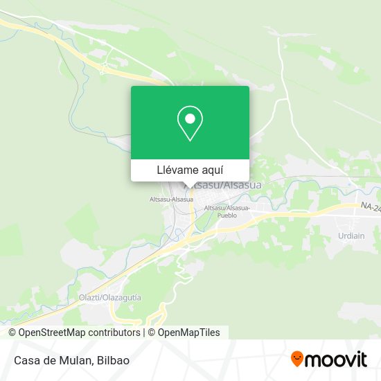 Mapa Casa de Mulan