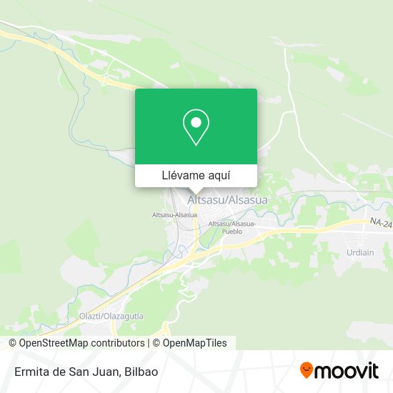 Mapa Ermita de San Juan