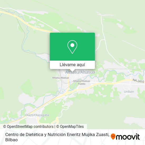 Mapa Centro de Dietética y Nutrición Eneritz Mujika Zuasti