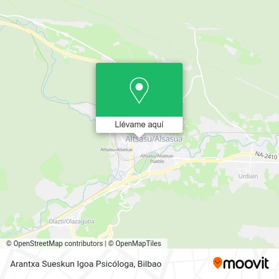 Mapa Arantxa Sueskun Igoa Psicóloga