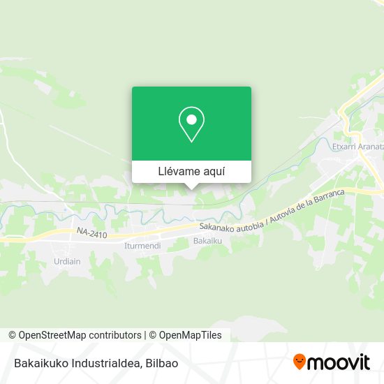 Mapa Bakaikuko Industrialdea