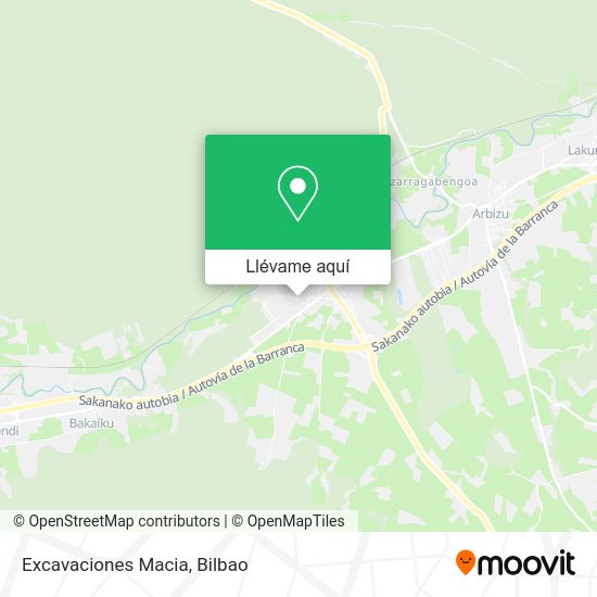 Mapa Excavaciones Macia