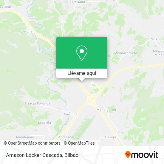 Mapa Amazon Locker-Cascada