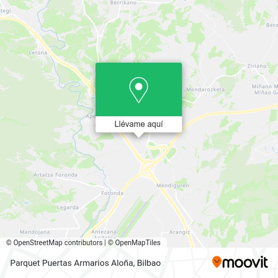 Mapa Parquet Puertas Armarios Aloña