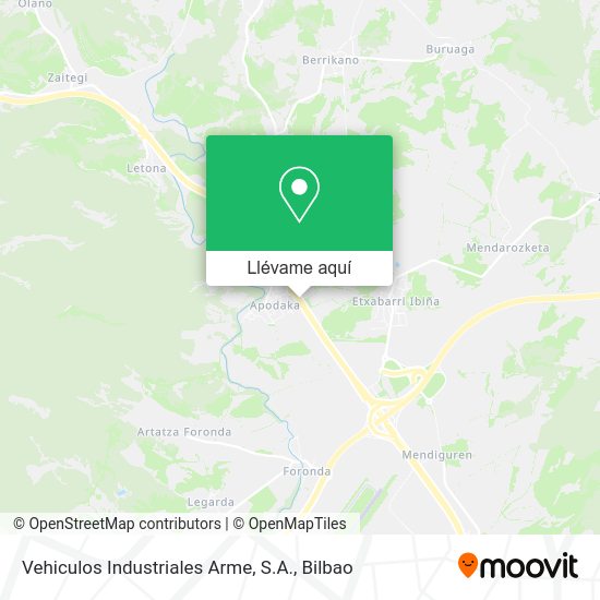 Mapa Vehiculos Industriales Arme, S.A.