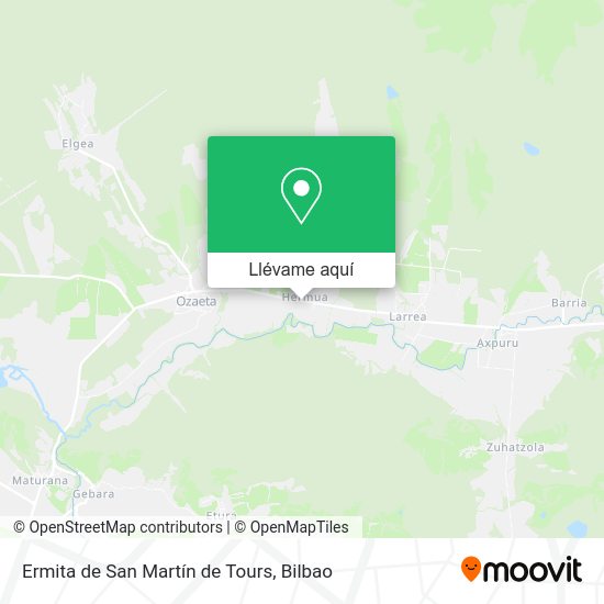 Mapa Ermita de San Martín de Tours