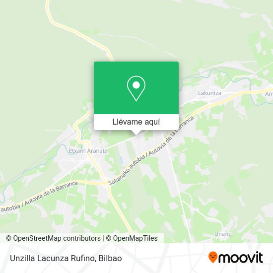 Mapa Unzilla Lacunza Rufino