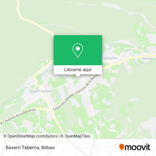 Mapa Baxerri Taberna