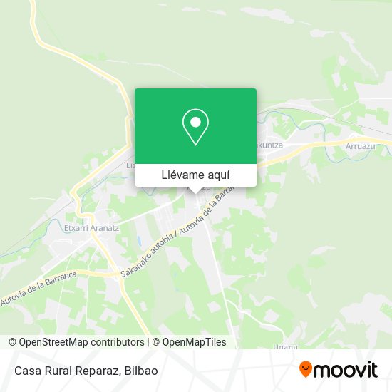 Mapa Casa Rural Reparaz