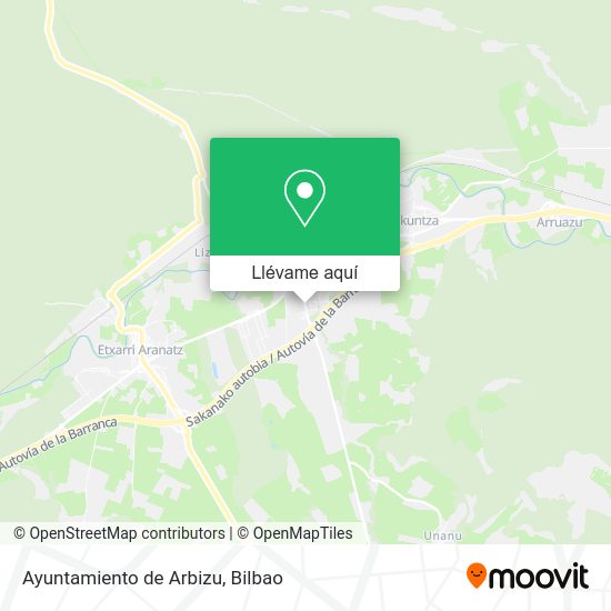 Mapa Ayuntamiento de Arbizu