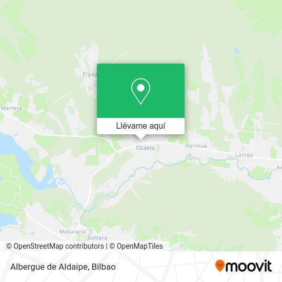 Mapa Albergue de Aldaipe