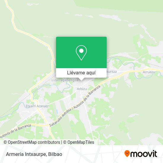 Mapa Armería Intxaurpe