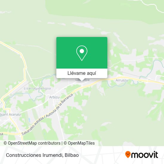 Mapa Construcciones Irumendi