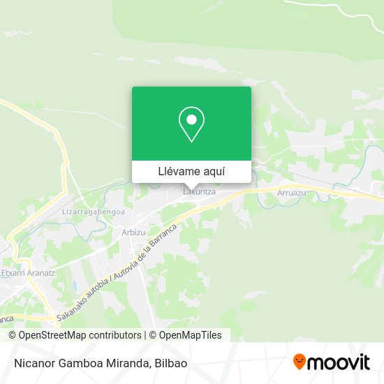 Mapa Nicanor Gamboa Miranda