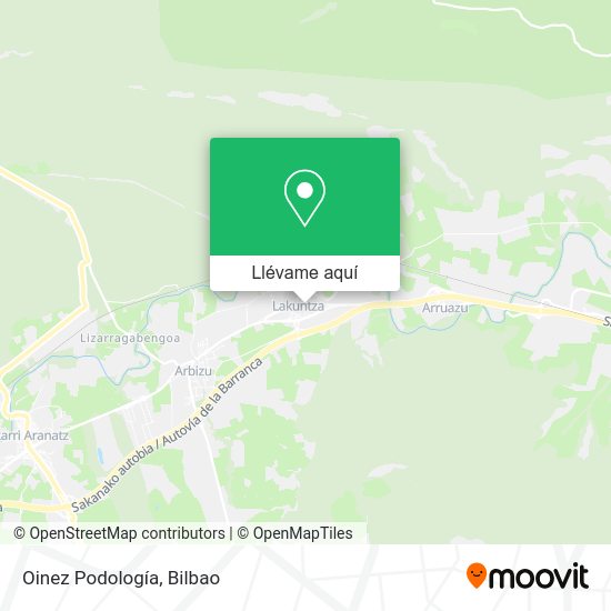 Mapa Oinez Podología