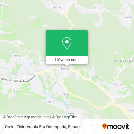 Mapa Oreka Fisioterapia Eta Osteopatía