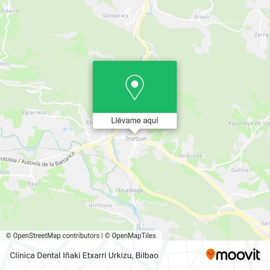 Mapa Clínica Dental Iñaki Etxarri Urkizu