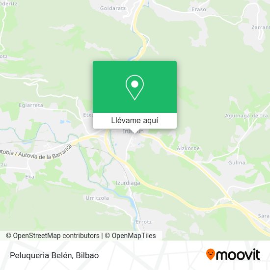 Mapa Peluqueria Belén