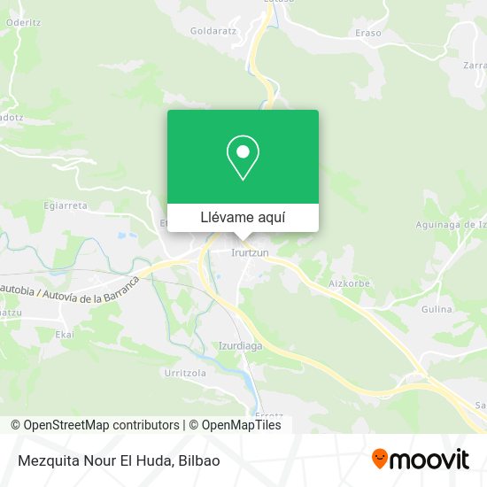 Mapa Mezquita Nour El Huda