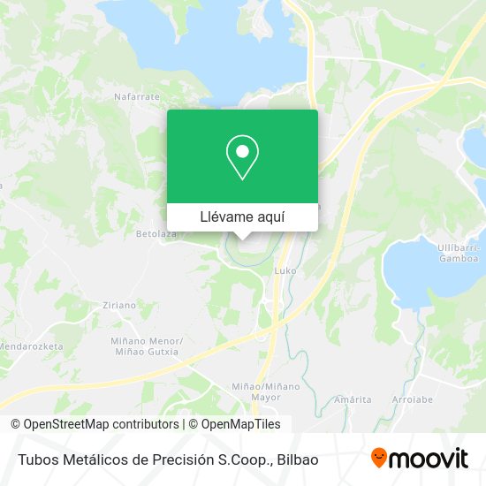 Mapa Tubos Metálicos de Precisión S.Coop.