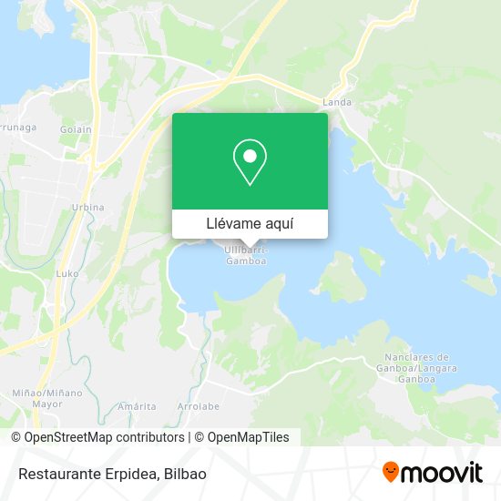 Mapa Restaurante Erpidea