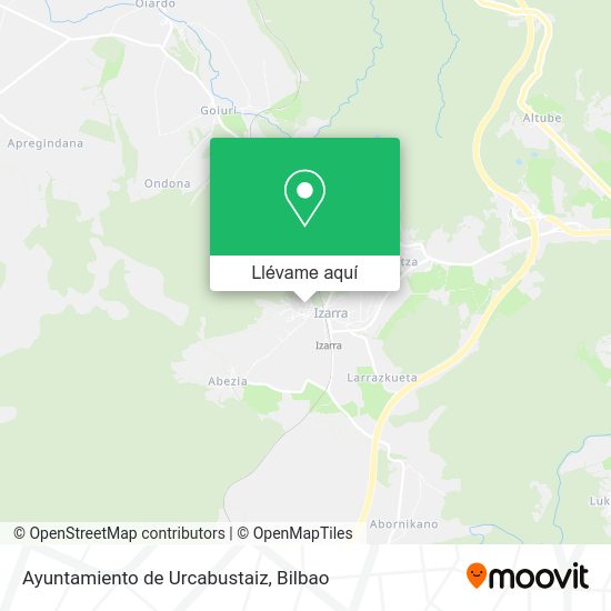 Mapa Ayuntamiento de Urcabustaiz