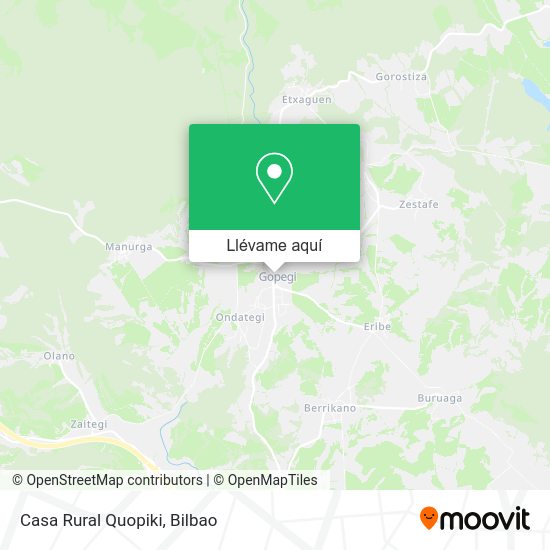 Mapa Casa Rural Quopiki