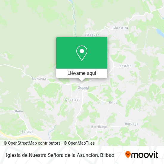 Mapa Iglesia de Nuestra Señora de la Asunción
