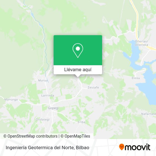 Mapa Ingeniería Geotermica del Norte
