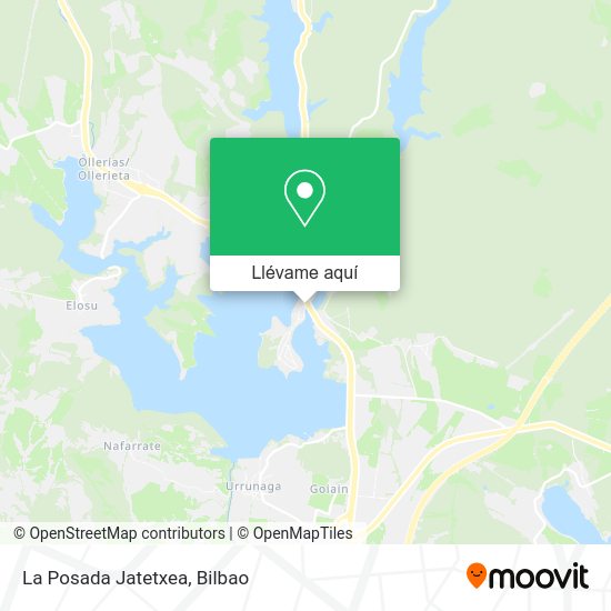 Mapa La Posada Jatetxea