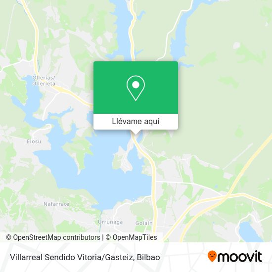 Mapa Villarreal Sendido Vitoria / Gasteiz