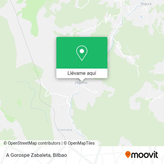 Mapa A Gorospe Zabaleta