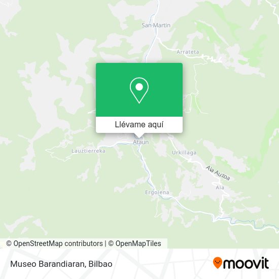 Mapa Museo Barandiaran