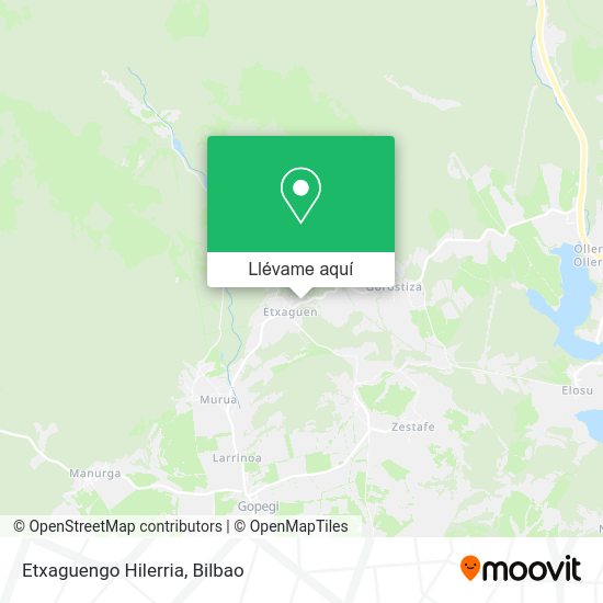 Mapa Etxaguengo Hilerria