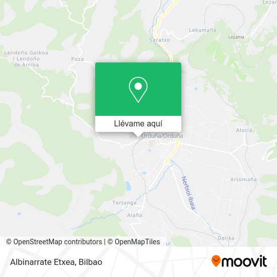 Mapa Albinarrate Etxea